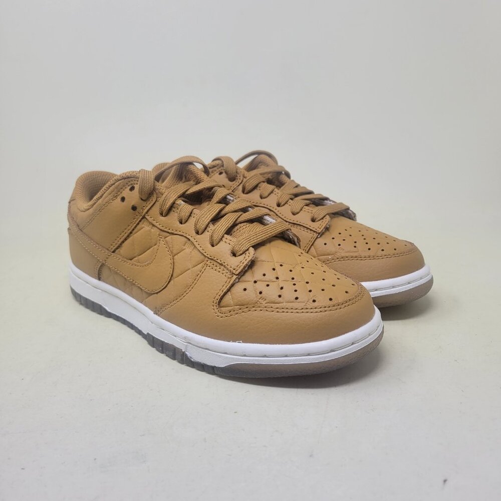 Nike Dunk Low 'Quilted Wheat' Wheat/Sail-Black (DX3374-700) Women's Size 5